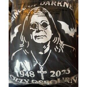 Ozzy Osbourne Tribute Hoodie Sweatshirt Brand New W/Front Pocket Pouch 2XL